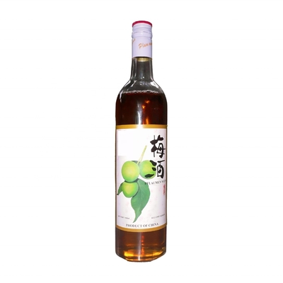 Emballage personnalisé fermenté 12 degrés 330 ml Vin de prune verte de la province du Fujian