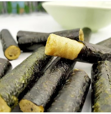 Viande filet Algues Snacks Algues séchées Emballage indépendant Céréales Snacks pour enfants