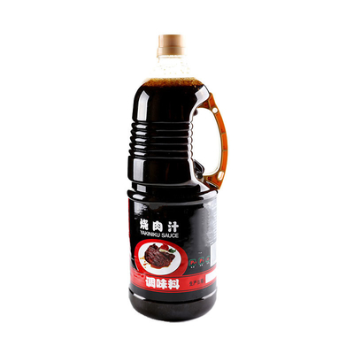 Sauce Teriyaki sans additif 1.8L assaisonnement brun chinois pour le barbecue et le sushi