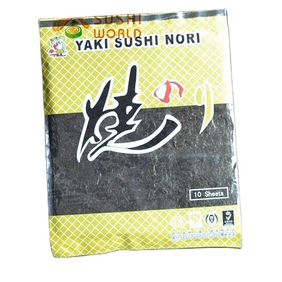 Sushi d'algues norvégiennes Nori Alga pour le contenu normal et les ingrédients
