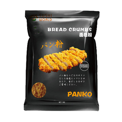 10 kg en vrac en poudre de miettes de pain japonaises épicées jaune pour le pain croustillant