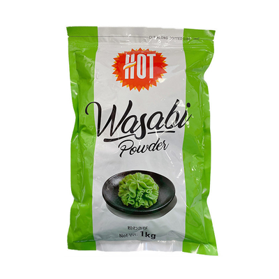 1 kg poids personnalisé poudre d'assaisonnement Wasabi vert naturel pour la moutarde de restauration rapide