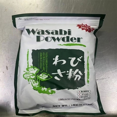 Ingrédient alimentaire japonais authentique 1 kg de poudre de Wasabi avec une durée de conservation de 24 mois