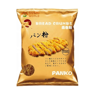 Panko en jaune et en blanc normaux, des miettes de pain pour le sushi japonais en vrac