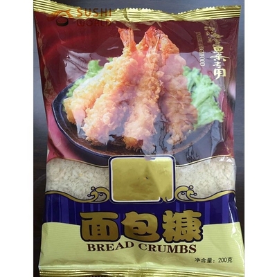 Panko en jaune et en blanc normaux, des miettes de pain pour le sushi japonais en vrac