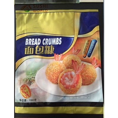 Panko en jaune et en blanc normaux, des miettes de pain pour le sushi japonais en vrac