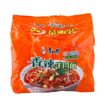 Ramen chinois à faible teneur en glucides Noodles de cuisson rapide 500G Sac à seau Type de traitement usiné
