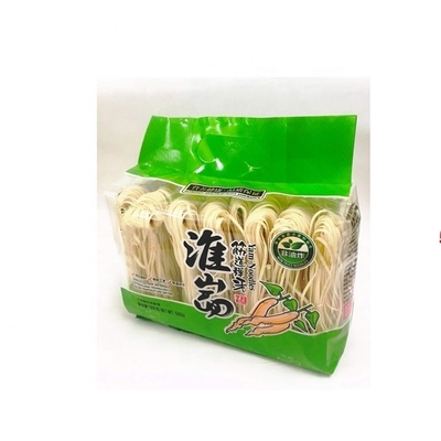 Noodle à l'oeuf chinois séché jaune clair 0,3 kg à base d'ingrédients de farine de blé