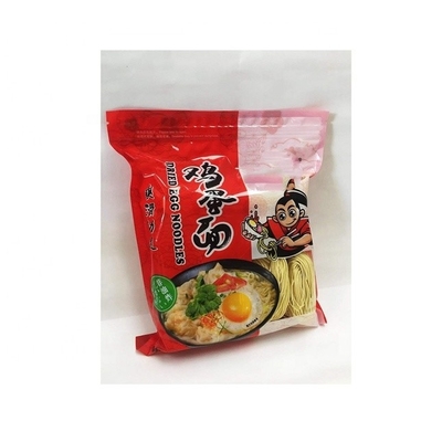 Noodle à l'oeuf chinois séché jaune clair 0,3 kg à base d'ingrédients de farine de blé