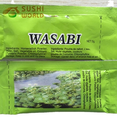Mini Wasabi Sachet 0,0025-0,05 kg Votre assaisonnement préféré pour le goût épicé