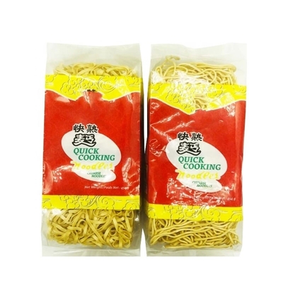 500g Noodle friteuse OEM Farine de blé lisse à mâcher Cuisson rapide Noodles instantanées