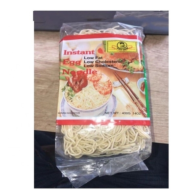 500g Noodle friteuse OEM Farine de blé lisse à mâcher Cuisson rapide Noodles instantanées