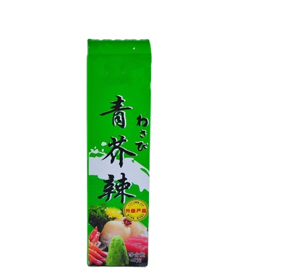Sauce à la moutarde normale de style japonais 43g de wasabi pâte de raifort pour les ingrédients de sushi