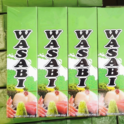 43 g Sachet de poudre de Wasabi avec type de stockage normal et teneur en matière organique