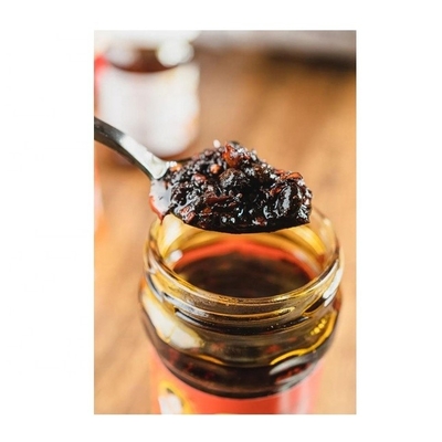 Soupe épicée Laoganma sauce au piment en bouteille en verre 210G/280G pour les épices faciles