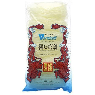 Traitement raffiné Longkou Vermicelli 1 kg avec une durée de conservation de 24 mois
