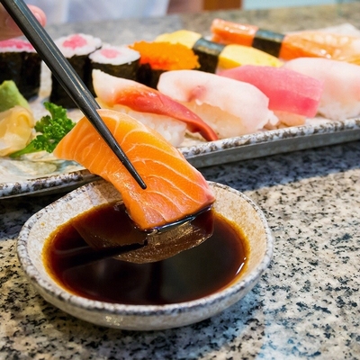 GK Adresse Pâtisserie et Sushi Sauce de soja sombre Sauce de soja aromatisée Sashimi Soya Ingrédients