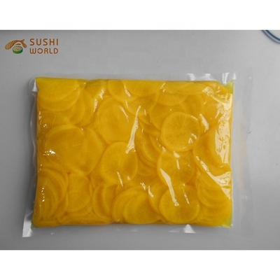 Type de stockage normal saveur traditionnelle japonaise radis mariné déchiqueté