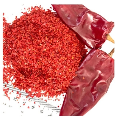 AD Piment sec en tranches sans graines, piment rouge écrasé pour les besoins de cuisson en cuisine