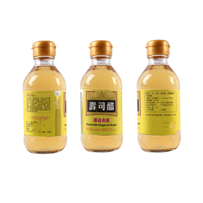 Non-additifs Gain Food 610 ml Bouteille de sushis japonais Saisons de riz claires naturelles personnalisées
