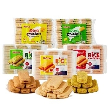 300G*12/CTN Sushi Rice Cracker Snack ou ingrédients de canola pour votre garde-manger au bureau