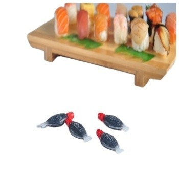Cuisson douce et douce Sauce de soja en forme de poisson cuite à la vapeur 2,6 ml pour la cuisson ou l' assaisonnement
