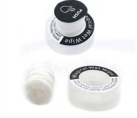 Convient Poussez propre rond magique Tissu de serviette humide jetable pour la maison / cuisine