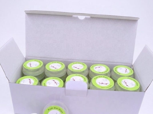 Convient Poussez propre rond magique Tissu de serviette humide jetable pour la maison / cuisine