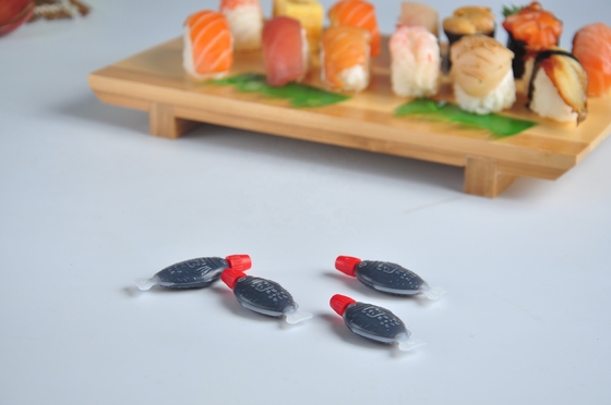 Sushi halal brassé sous forme de mini-poisson Sauce de soja à 100% pureté