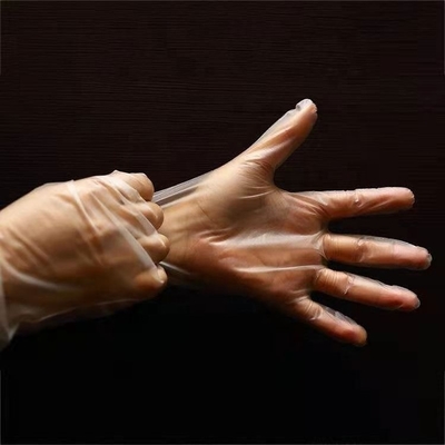 70g de poids Des gants en vinyle jetables avec un matériau extérieur en PU et un design personnalisé