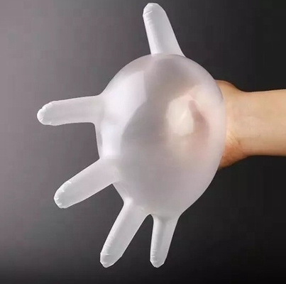 70g de poids Des gants en vinyle jetables avec un matériau extérieur en PU et un design personnalisé