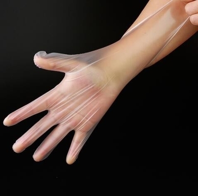 70g de poids Des gants en vinyle jetables avec un matériau extérieur en PU et un design personnalisé