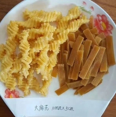 Carottes de pommes de terre roses normales, rouleaux de calmar, bandes de crevettes, matériaux d'embryon, crêpes de crevettes blanches et rouges