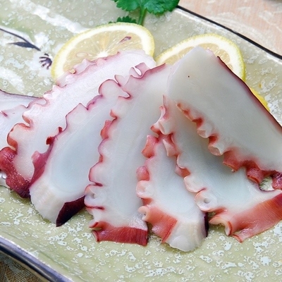 Octopus surgelé en tranches TAKO I.Q.F du Fujian Délicieux et pratique