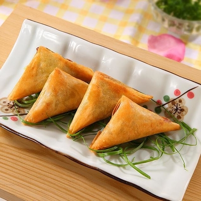 Type de stockage Poulet congelé de légumes halal Shumai Samosa pain cuit à la vapeur de SHANDONG