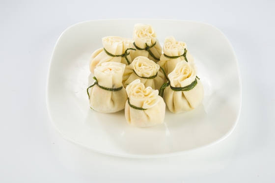 Type de stockage Poulet congelé de légumes halal Shumai Samosa pain cuit à la vapeur de SHANDONG