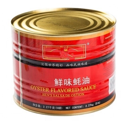 700g/2,27kg/6kg Sauce d'huître chinoise Parfaite pour la cuisson Ingrédients normaux