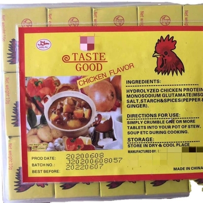Bouillon en poudre de crevettes séchées, cube d'assaisonnement pour le poulet, les crevettes et les légumes