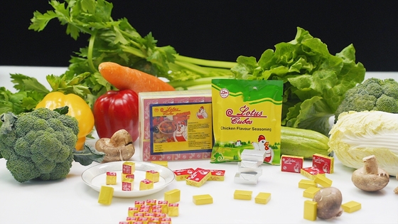 Bouillon en poudre de crevettes séchées, cube d'assaisonnement pour le poulet, les crevettes et les légumes