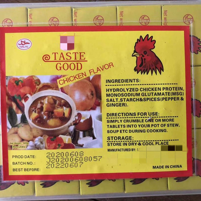 Grade alimentaire congélation assaisonnement cube poulet crevettes légumes stock séché cube de soupe miso
