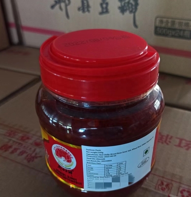 PIXIAN pâte de haricots huile rouge chili soja pâte de haricots pâte de cuisson avec goût SPCY