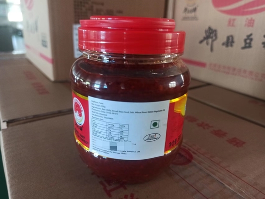PIXIAN pâte de haricots huile rouge chili soja pâte de haricots pâte de cuisson avec goût SPCY