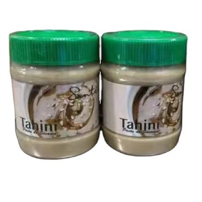500G Pure Noir Tahini Blanc Pâte de sésame Lumière brillante Édition dorée